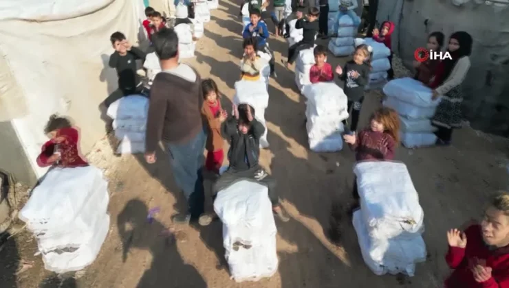 İdlib’de çadır kentte yokluk içinde var olma mücadelesi