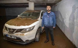 Antalya’da Kuvvetli Yağmur Sonrası Otoparklar Sular Altında Kaldı