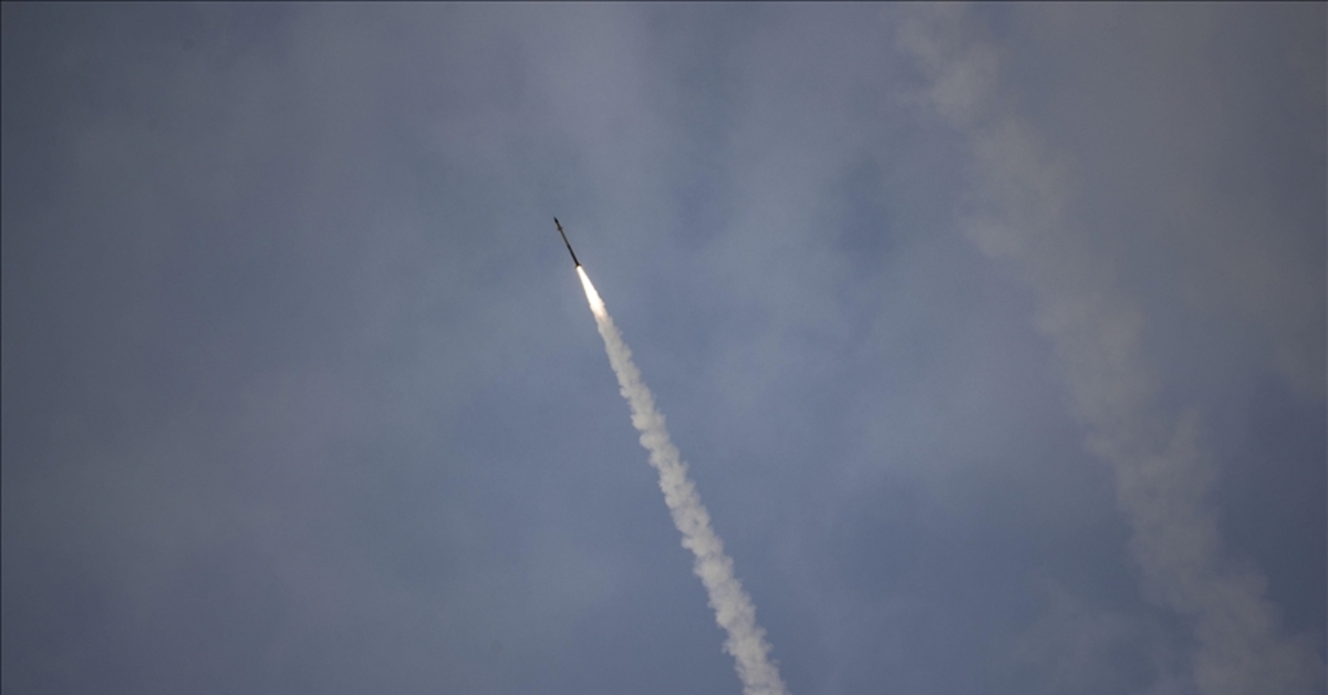 Son dakika haberi İsrail’e roket saldırısı