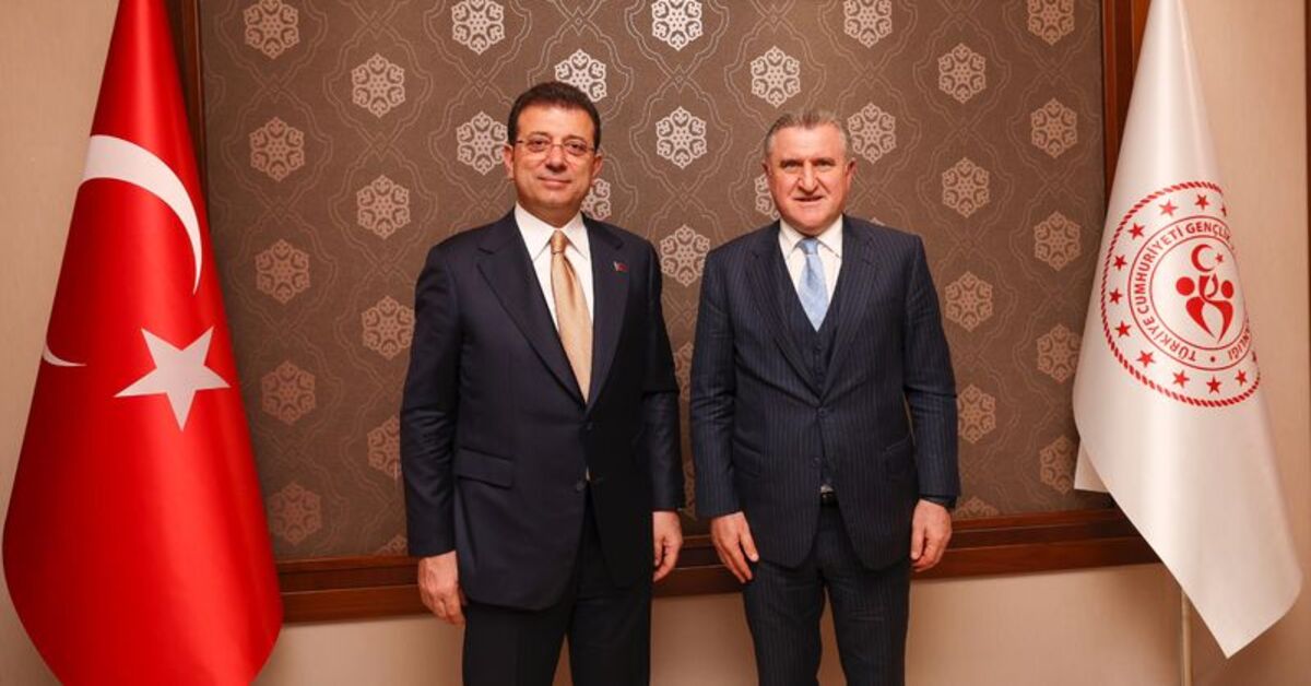 Bakan Bak İBB Başkanı İmamoğlu’nu kabul etti