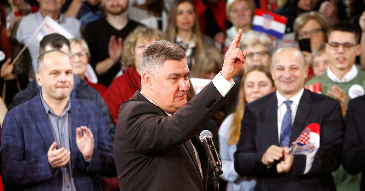 Hırvatistan’da cumhurbaşkanlığı seçimi 2.tura kaldı