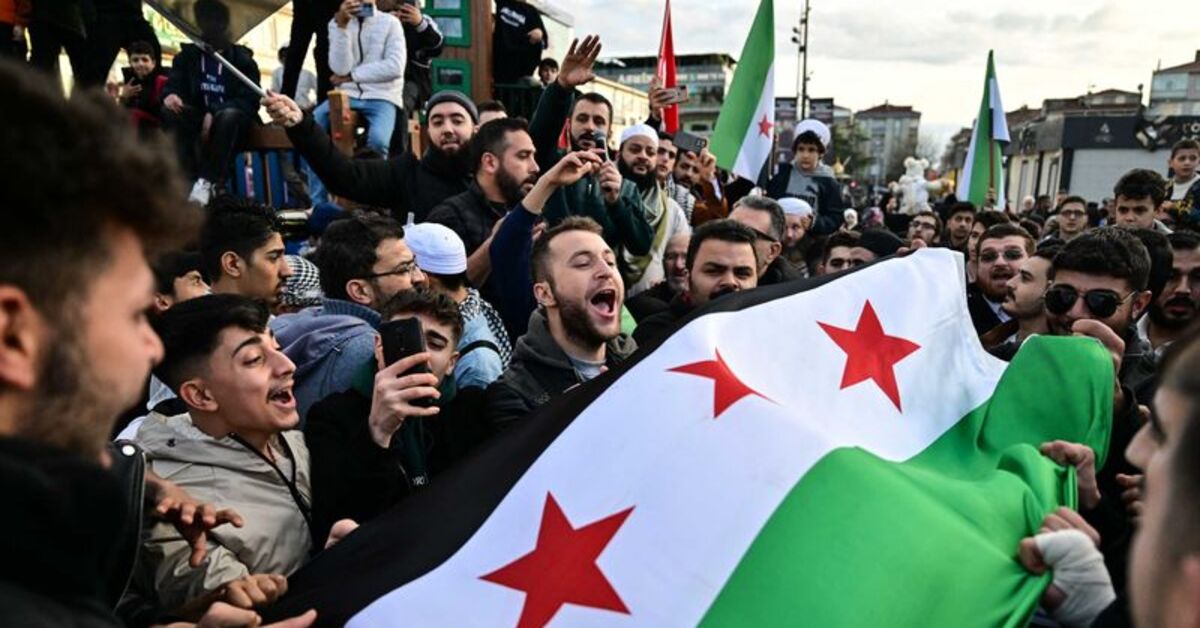 Suriyeliler, İstanbul’da kutlama yaptı