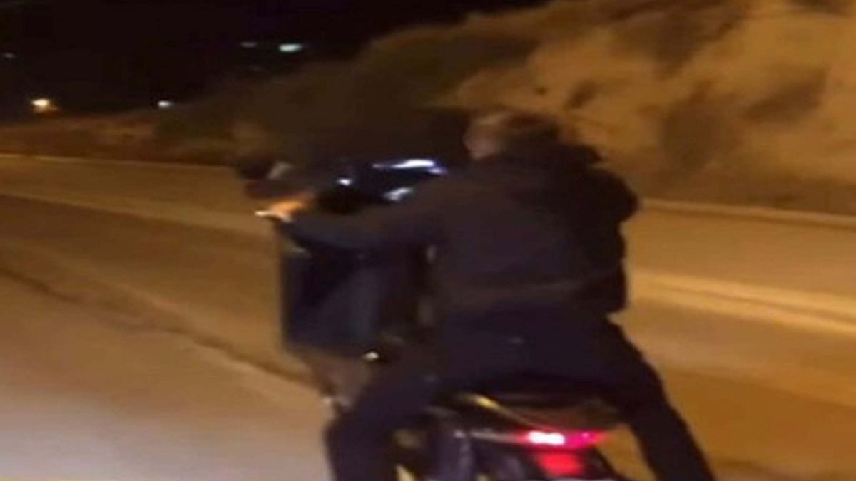 Denizli’de motosikletin önünü kaldıran sürücüye 48 bin lira ceza