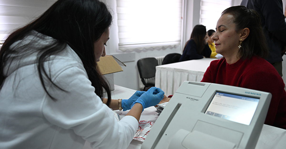 Başkentte öğretmenlere bulaşıcı olmayan hastalıklara yönelik sağlık taraması