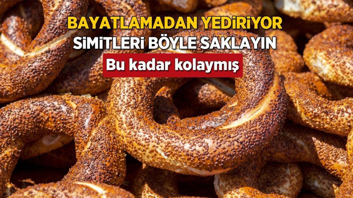 Günlerce beklese de tazecik kalıyor! Simitleri lüp lüp yediren ‘buzluk’ yöntemi